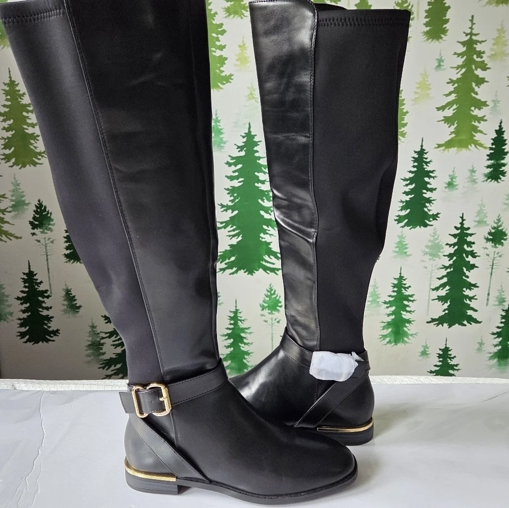 Liz Claiborne Jepson Stacked Heel Over the Knee Boots